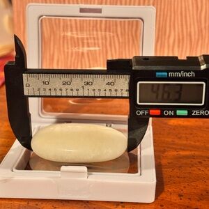 Natural Oval Moonstone with White Display Case